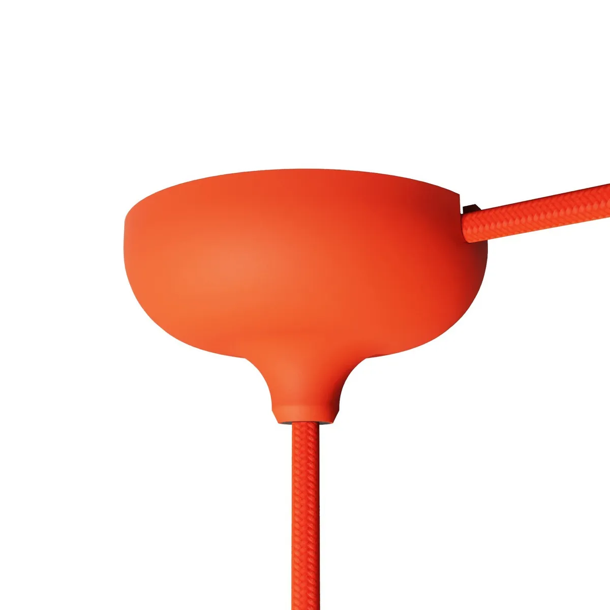 KROSSIARA Lampenbaldachin aus Silikon orange