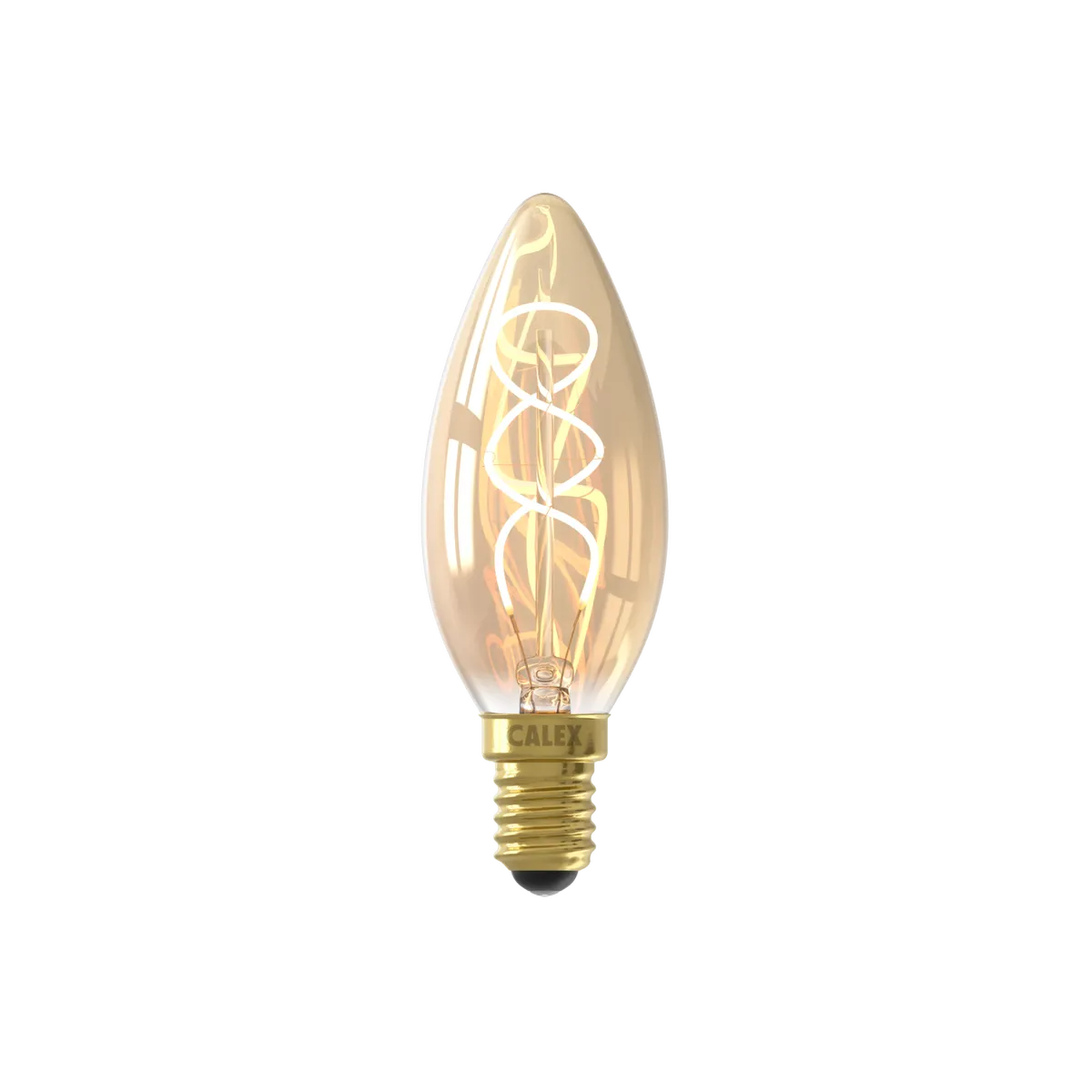 LED Flex Kerze B35 E14 2,5W 136lm 2100K extra warm gold