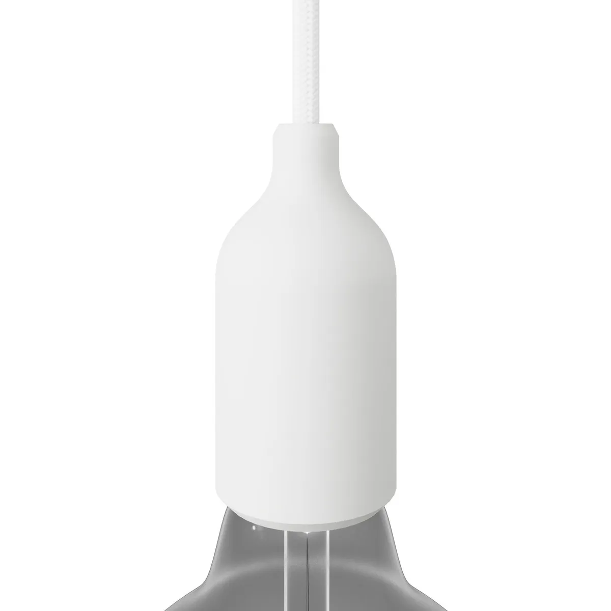 KBS27BIA Lampenfassung aus Silikon E27 Weiß