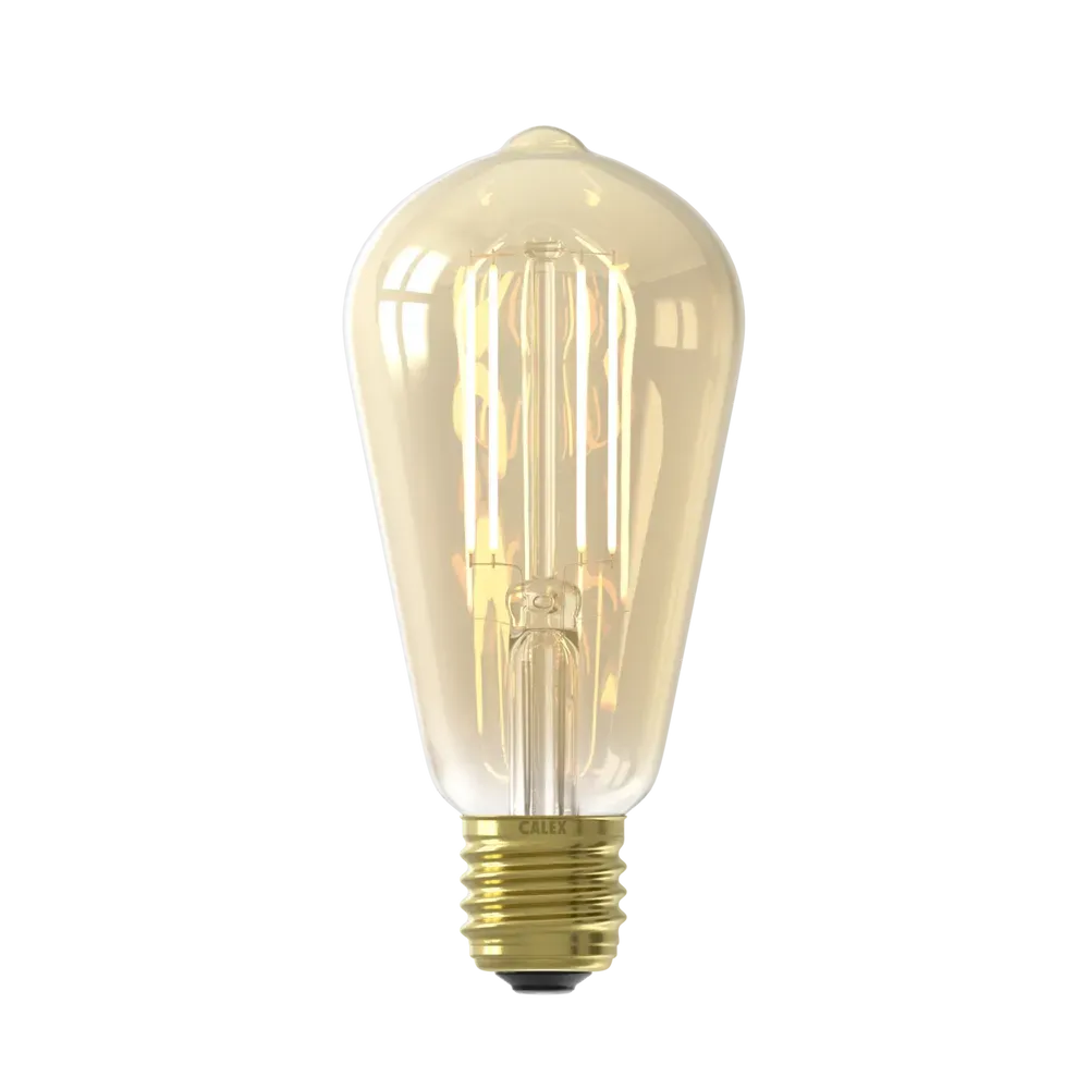 LED Smart Rustic ST64 E27 7W 806lm 1800-3000K CCT gold WLAN