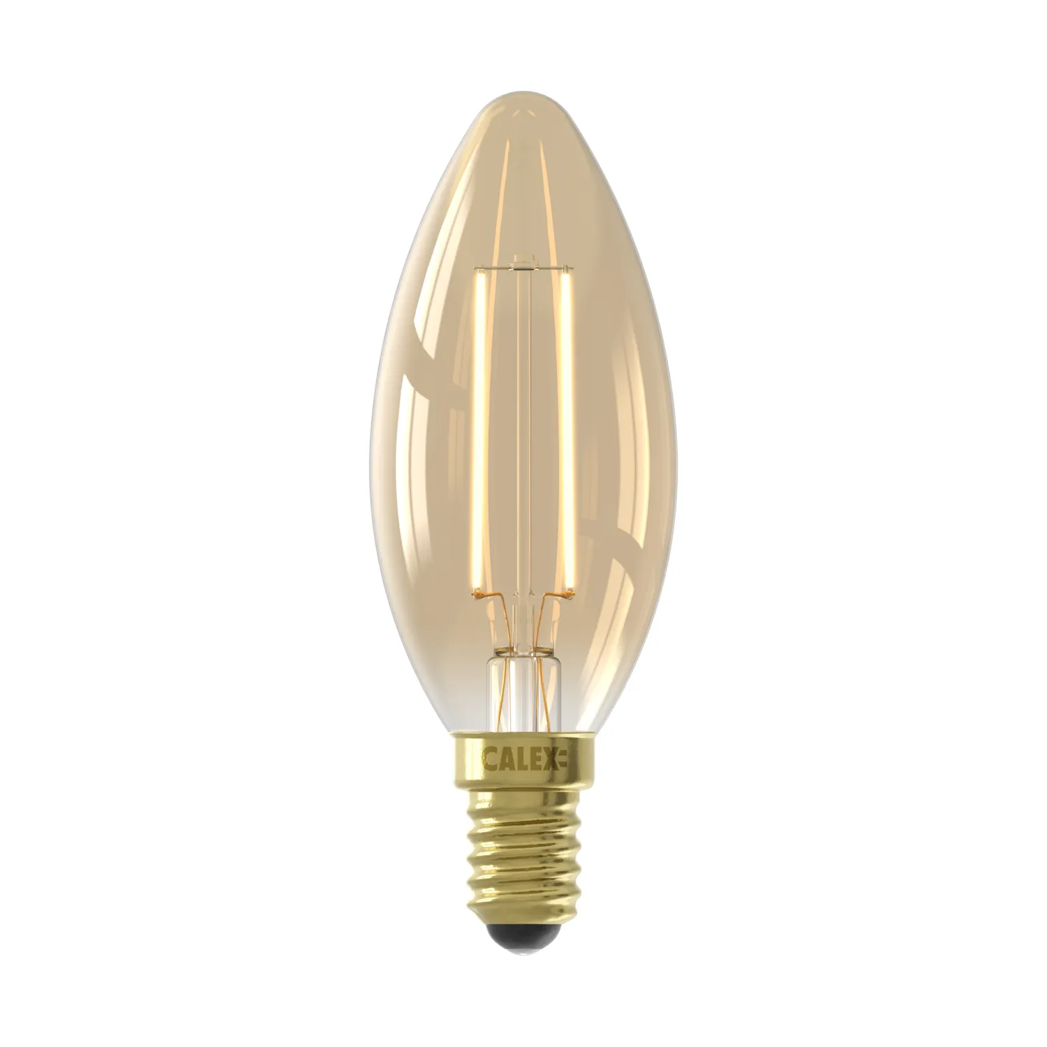 LED Warm Kerze B35 E27 3,5W 250lm 2100K extra warm gold
