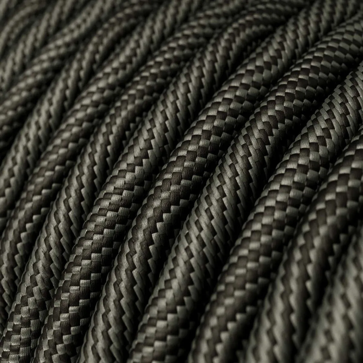 ERM67 Vertigo-Textilkabel 3x0,75mm² Schwarz-Grau-Optik
