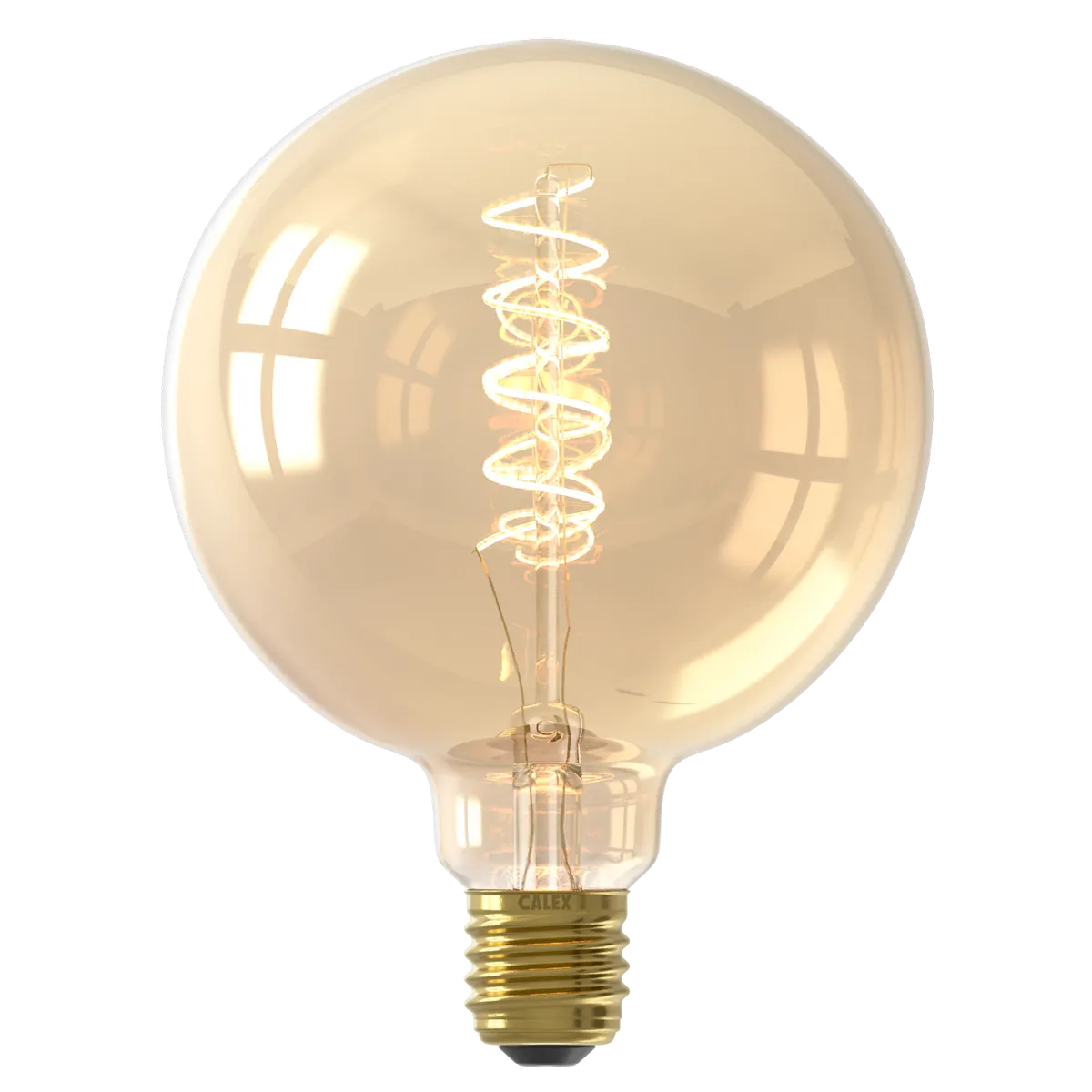 LED Flex Globe G125 E27 3,8W 250lm 2100K extra warm gold
