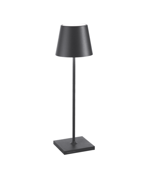 POLDINA PRO TABLE LAMP Ø.111x380mm.  DARK GREY