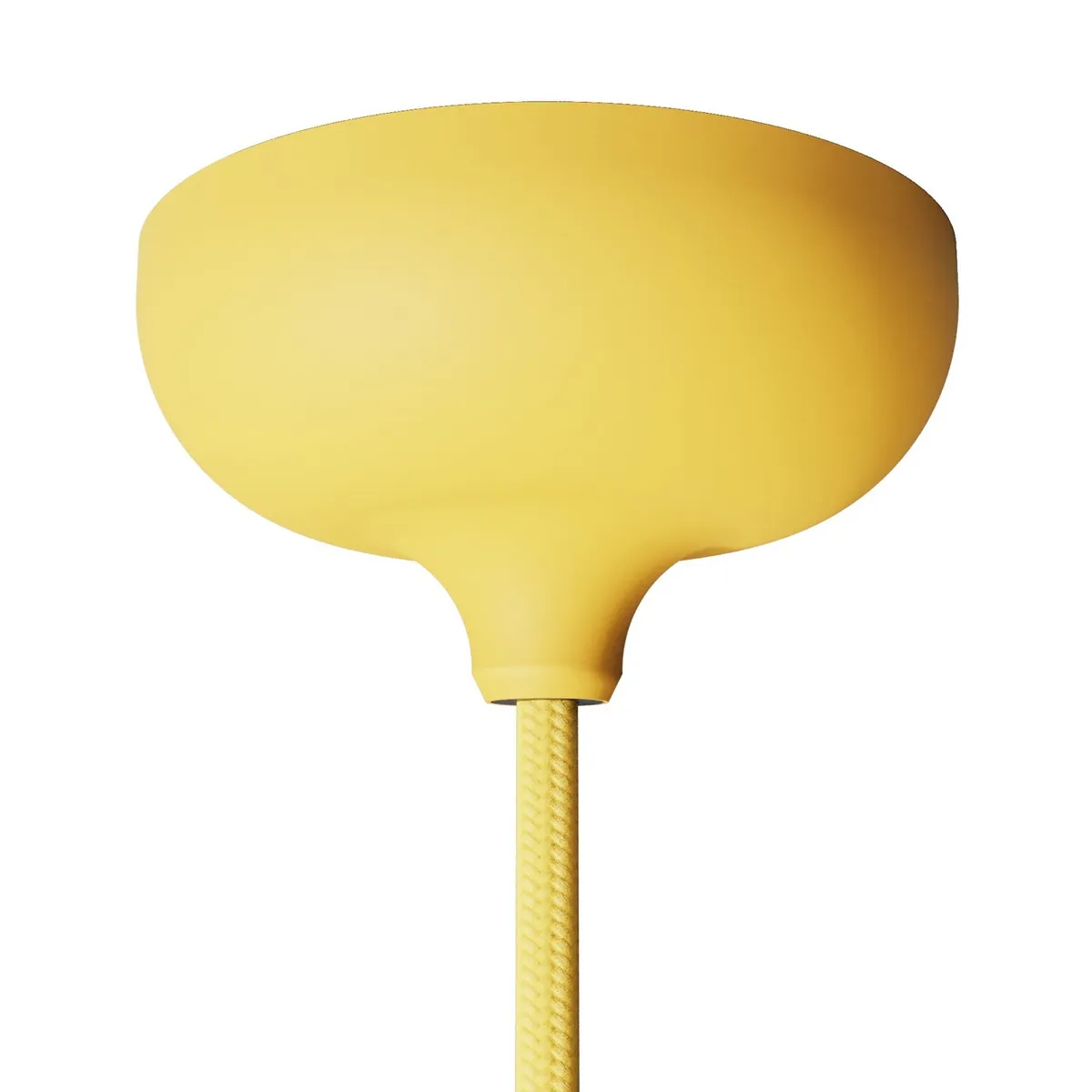 KROSSIGIA Lampenbaldachin aus Silikon gelb