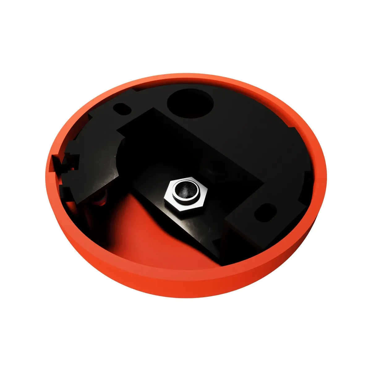 KROSSIARA Lampenbaldachin aus Silikon orange