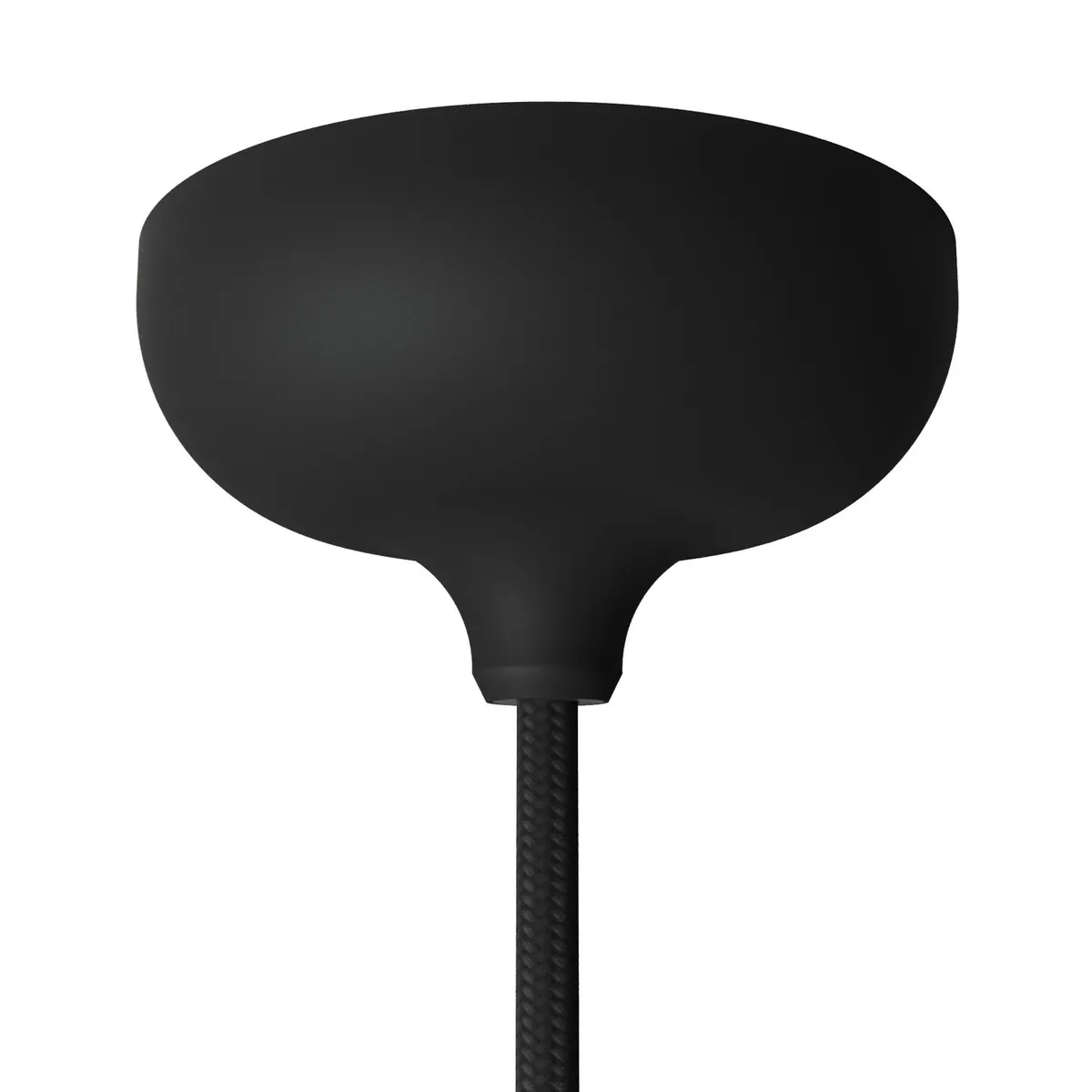 KROSSINER Lampenbaldachin aus Silikon schwarz