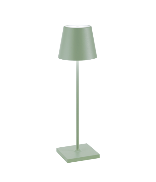 POLDINA PRO TABLE LAMP Ø.111x380mm. SAGE GREEN