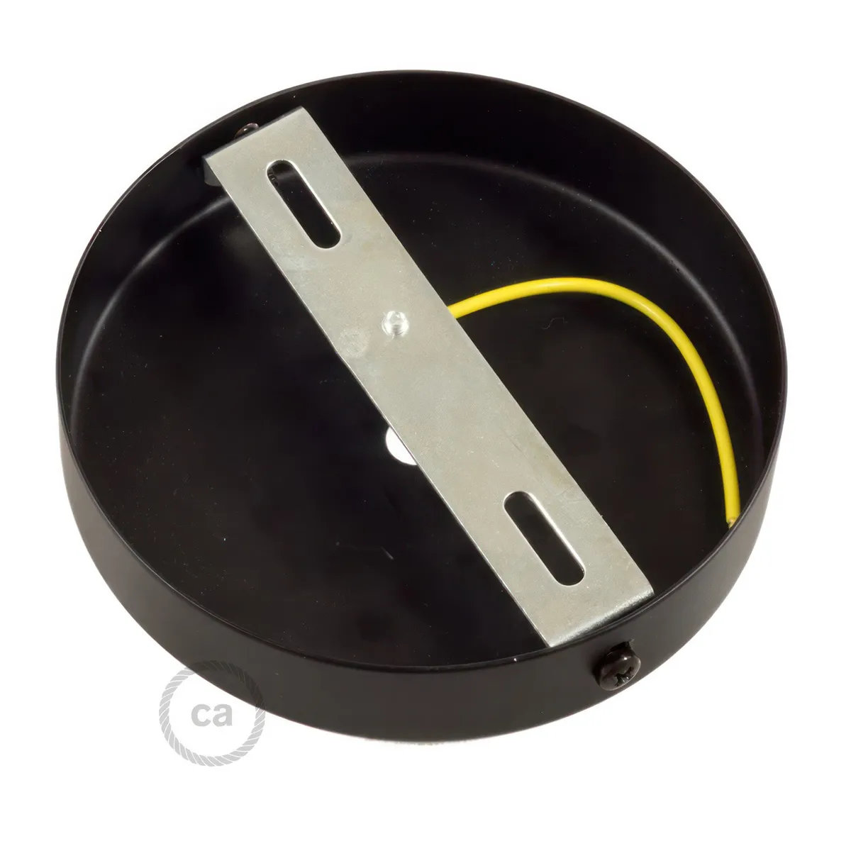 KRM57FCVNTERM Lampenbaldachin Metall Ø12cm schwarz
