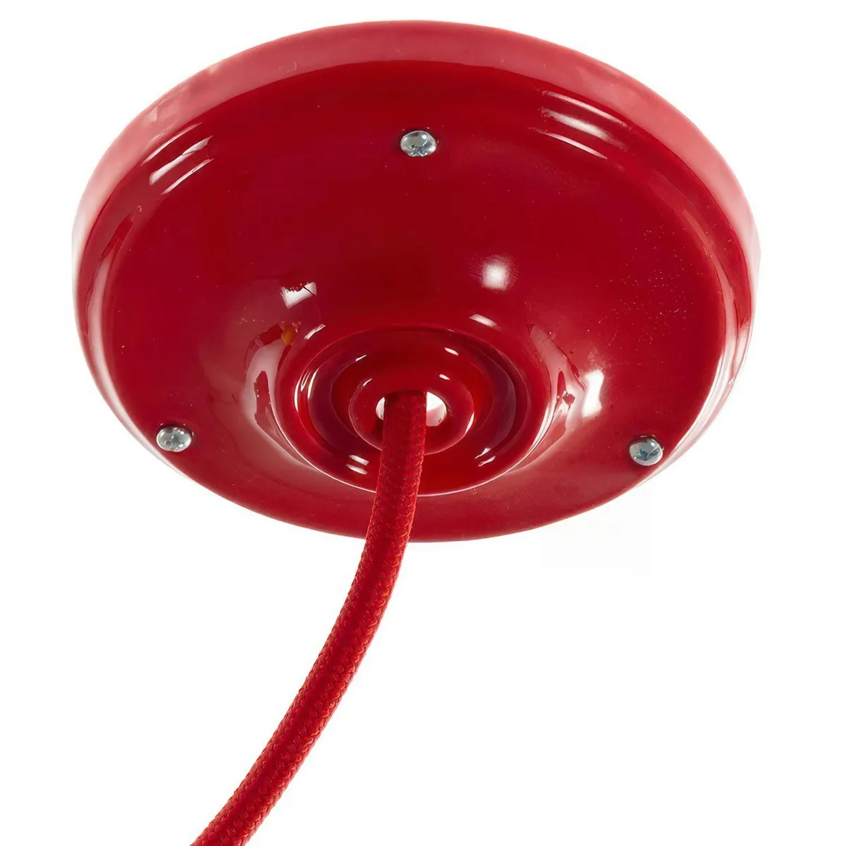 KRSPROS Lampenbaldachin Porzellan Rot