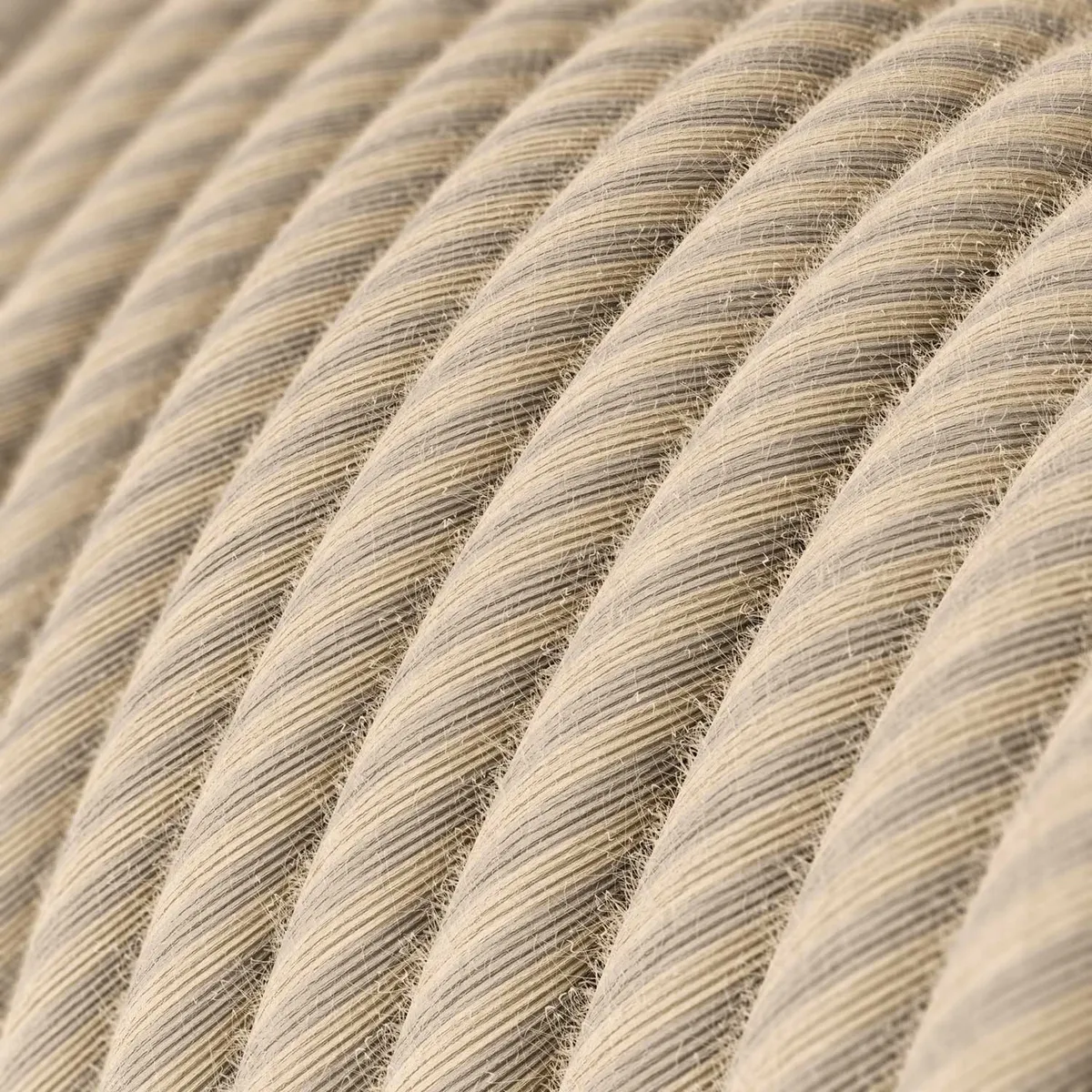 ERD20 Textilkabel 3x0,75mm² aus Baumwolle und Leinen Paglia Vertigo