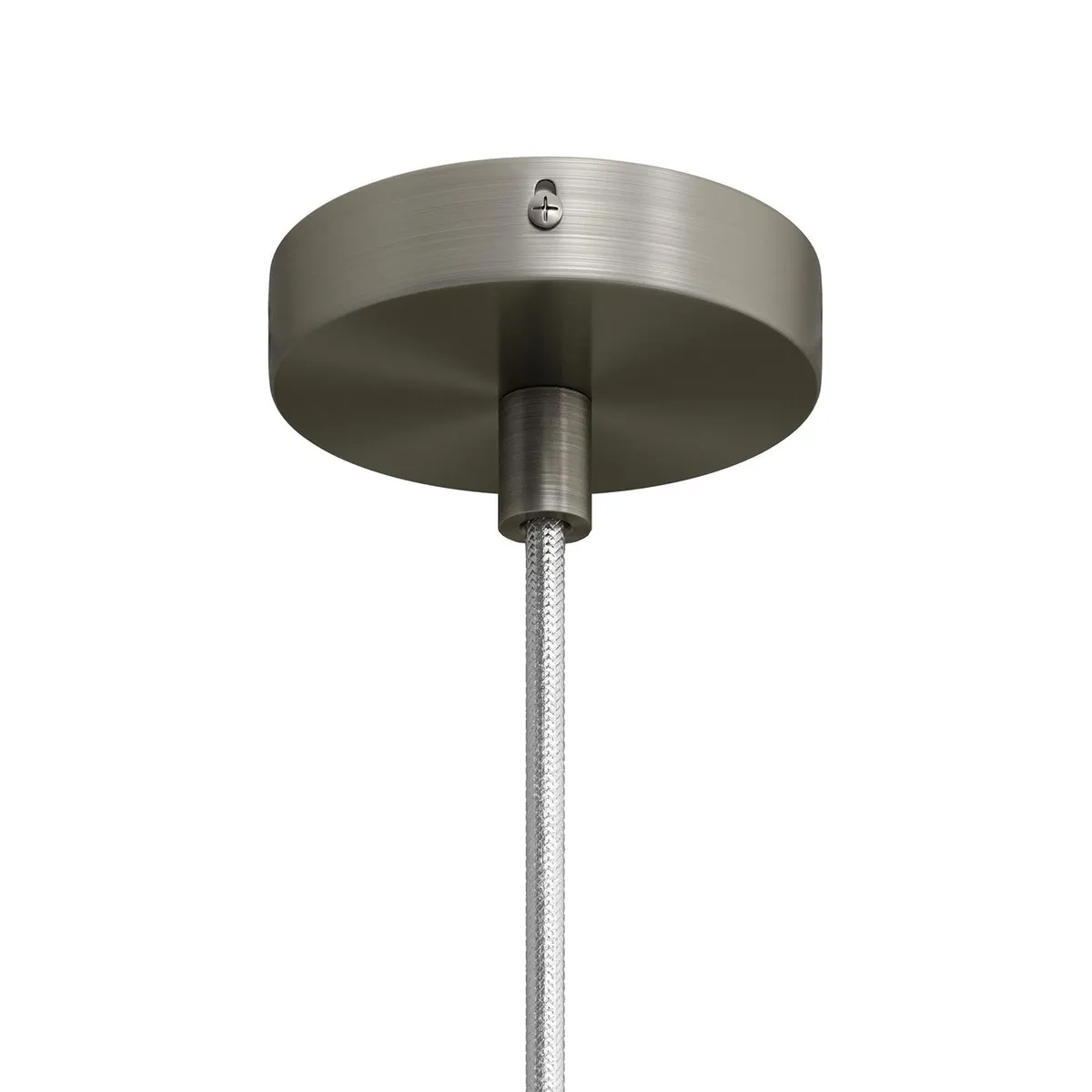 KRM83FCTISTERM Lampenbaldachin Metall Mini Ø8,3cmTitan satiniert