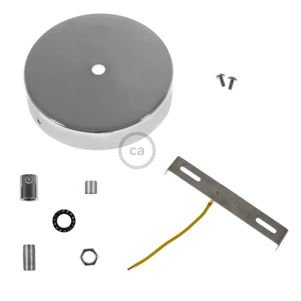 KRM57FCCRTERM Lampenbaldachin Metall Ø12cm chrom