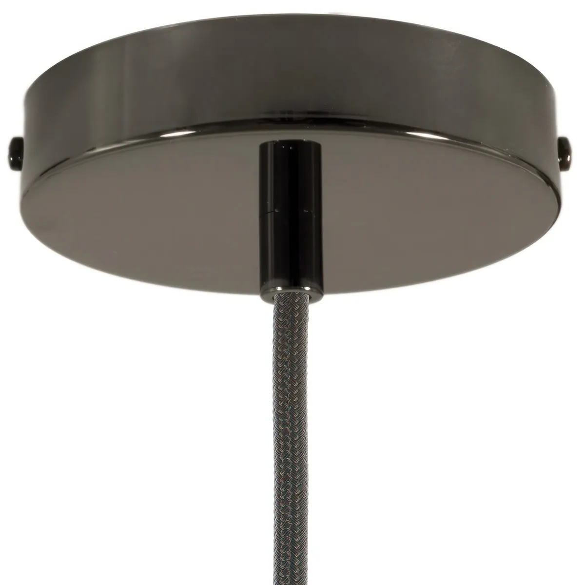 KRM57FCBRTERM Lampenbaldachin Metall Ø12cm schwarz metallic