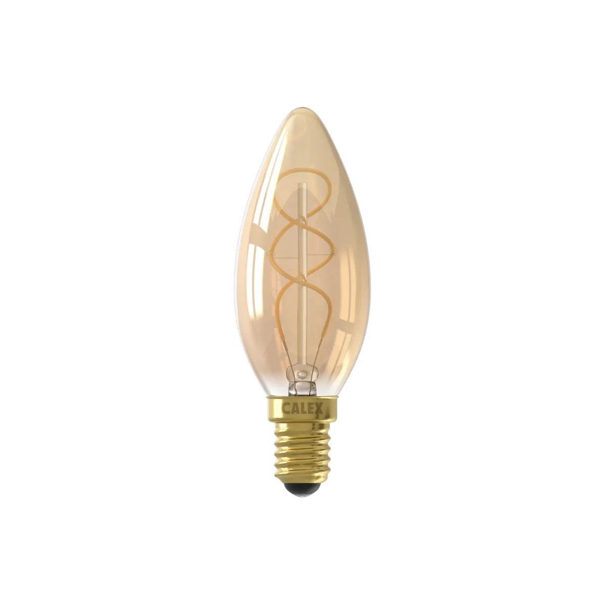 LED Flex Kerze B35 E14 2,5W 136lm 2100K extra warm gold