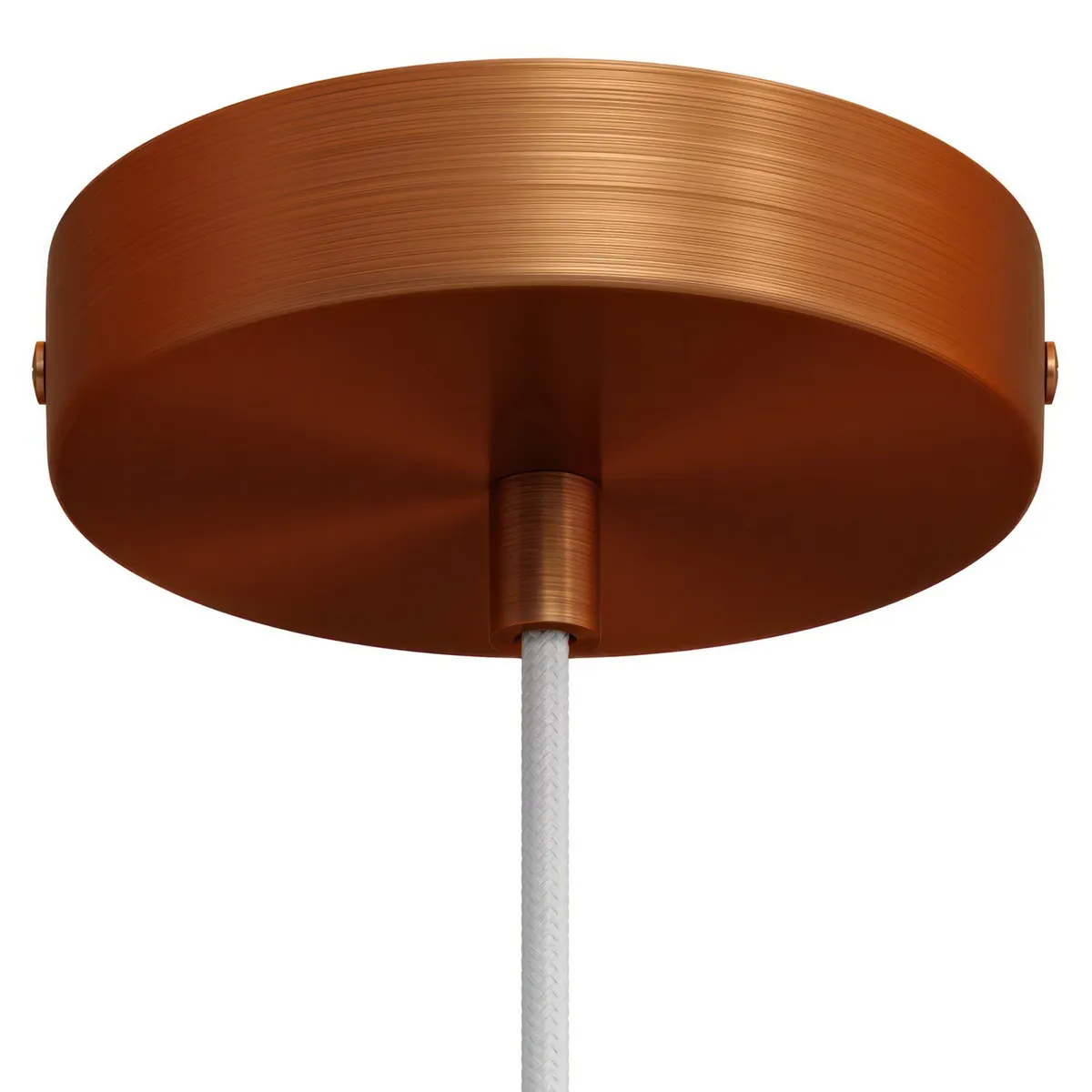 KRM57FCRASTERM Lampenbaldachin Metall Ø12cm Kupfer satiniert